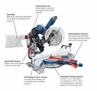 Bosch 10 Inch Dual-bevel Glide Miter Saw  Refurbished