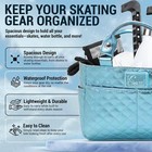 Kami-so Ice Skate Bag Tote   Organizer With Side Small  Aquamarine
