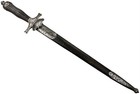 Antique Very Fine French Nobleman s Hunting Sword Dagger In Etched Steel Mounts 
