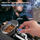 Electric Cigarette Rolling Machine  Portable Tobacco Injector Machine Can Grind