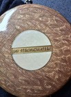 Antique Jay Strongwater Jeweled   Enamal Rose  Mirror Compact