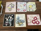 Vintage Greeting Cards Lot Of 53 1931-1954 Some Embossed All Signed
