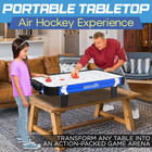40  Air Hockey Game Tabletop  W fastest Game Play Upgraded 110v Motor  Built-in 