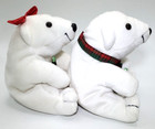 Vintage  1997  Bean Bag Plush Of Coca-cola Polar Bears With Tags