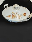 Aladdin Fine China Soup Tureen Bowl Autumn Leaf Occupied Japan Vintage 1940 Fall