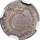 1681  Great Britain  Charles Ii  Tiny Silver Maundy 1 Penny Coin  Ngc Au-55 