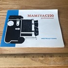 Mamiya C220 Professional Camera Instructions Manual Guide Excellent Japan