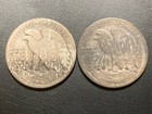 1917-d   1917-s 50c Walking Liberty Silver Half Dollars - Obverse Mint Marks