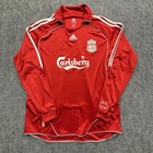 Liverpool Jersey Mens Xl Red Long Sleeve Soccer Carlsberg Climacool Adidas