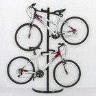 2-bike Stand Bicycle Rack Freestanding Storage System Garage Basement