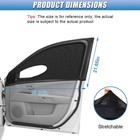 Car Front Window Shade  Breathable Automotive Window Mesh Screen   Size  Front