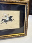 Middle Eastern Persian Miniature Painting On Bone - Signed