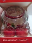 New Yankee Candle Sparkling Cinnamon Tea Light Candle Holder Hollyberry