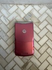 Motorola Razr V3m Flip Phone Pink Verizon Camera Vintage Cell Phone Collectible