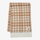 Timberland Buffalo Plaid Scarf Brown And Cream  Nwt - Unisex 