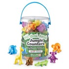 Learning Resources Wild Animals Jungle Counters - Toddler Counting Toys  Set Of