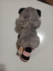 Ty Beanie Boo Raccoon Plush Toy With Pink Belly And Sparkly Eyes
