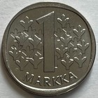 Finland 1 Markka 1986 - Rampant Lion With A Sword - Spruce Trees - Uncirculated