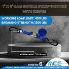 2 Pack 1  X 6  Cam Buckle Tie Down Strap W  S Hook For Boat Motorcycle Bike