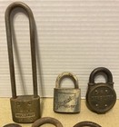 Lot Of 20 Antique   Vintage Locks Padlocks Brass All Different Makes   Sizes