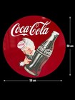 Vintage Coca-cola Sprite Boy  Heavy Metal Sign     Rare 1950s Style - 19 7   50cm 