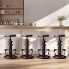 Vintage Swivel Bar Stool Industrial Coffee Kitchen Dining Chair Fire Hydrant
