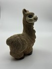 Vintage  Llama Alpaca Clay Carved Figurine Made In Peru