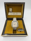 Vintage 1971 1972 Bulova Accutron 218 Red Tank Watch N1 Original Case