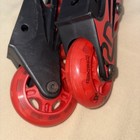 Roller Derby 2 In 1 Interchangeable Youth Adjustable Extra Inline Red Skate Set