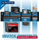 Sabrent 74 In 1 3 5 Inch Internal Flash Media Card Reader writer With Usb Port  