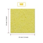 Joyangy 20-pack Soldering Iron Cleaning Sponge  2 4  X X 2 4   Yellow 