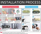500mlt Single Pump Manual Pressing Head Wall Mounted Soap Dispenser Shower Liqui
