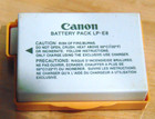 2 Genuine Canon Lp-e8 Lpe8 Li-ion Battery Pack  7 2v 1120 Mah 8 1wh