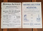 Antique Bromo Seltzer Sheet Music Advert Portland Oregon No Cocaine Ephemera