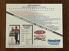 Jeff Gordon Auto 8   x10    Photo Signed Autograph  Wonder Boy Nascar Hof 
