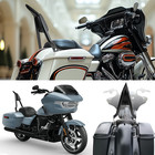 22  Passenger Backrest Sissy Bar For Harley Touring Road Street Glide 2009-2026