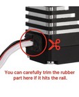 Coreless High Torque Micro Servo W  Mount   Horn For Scx24 1 24 Rc  black 