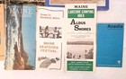 Vintage Lot Of Maine Travel Visitor Guides Brochures Maps Magazine 1970s 80s 90s