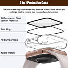 For Apple Watch Series10 42 46mm Waterproof Case Tempered Glass Screen Protector