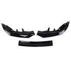 For Bmw G22 G23 4 Series M Sport 2020-2025 Cs Style Front Bumper Lip Gloss Black