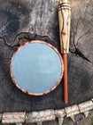 3 5  Green Slate Over Glass In Hand Lamimated Pot W  Dymondwood Striker