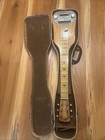 Vintage Supro Lap Steel Guitar With Snake Skin Case