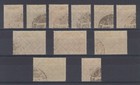 Ecuador 1929 Airpost Sc C16-c25   Cf2 Yvert Pa7-17 Full Set Used Fvf Scarce    440