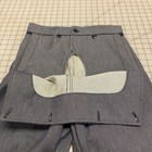 Repro Unworn  - Early 19th Century New Drop-front Denim Trousers  Sz 28  Waist