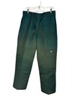 Dickies Mens Loose Fit Double Knee Cell Phone Pocket Work Pants Green 38x30 New