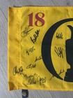 Multi Signed Rare 2024     The Open    152nd Royal Troon Golf Flag  20  Proofs coa