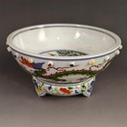 Chinese Ming Xuande Blue And White Doucai Porcelain Dragon Design Bowl 9 8 Inch