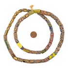 Antique Venetian Millefiori African Trade Beads  20671 10mm Ghana Multicolor