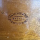 Antique Free Mason  co Makers Cedar  Gambling Box