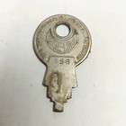 Concentric Brand Tube Lock Cut Key  Padlock  Antique  Locksmith 556